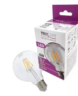 Žiarovky E27 Žiarovka LED G95 6W E27 2700K Decor Filament