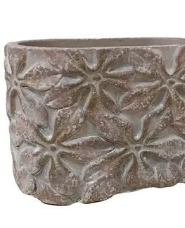 Záhrada Kvetináč ys492180l 18x11x11 cement oval