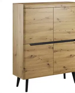 Komody do spálne Systém Nordi NK107 dub Artisan