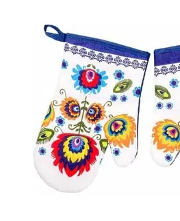 Chňapky Chňapka folklór modrá 2ks TiaHome