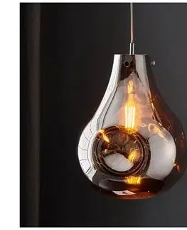 Svietidlá Endon 99788 - Luster na lanku EUROPA 1xE27/10W/230V dymovo čierna 99788