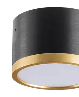 Svietidlá  LED Stropné svietidlo MIRELLA 1xGX53/6W/230V čierna/zlatá 328090