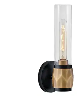 Svietidlá Elstead Hinkley HK-ELLISON1-BK-HB -Kúpeľňové svietidlo ELLISON 1xE27/40W/230V IP44 zlatá HK-ELLISON1-BK-HB
