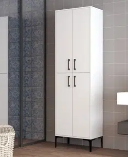 Šatňové skrine Viacúčelová skrinka Berlin A - White