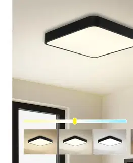 Svietidlá Brilagi - LED stropné svietidlo POOL SQUARE LED/36W/230V 40x40 cm čierne BRI052