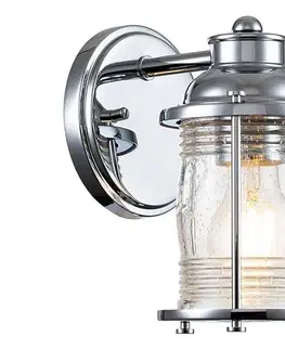 Svietidlá Elstead Quintiesse QN-ASHLANDBAY1-PC-BATH-Vonkajšie nástenné svietidlo ASHLAND BAY 1xE27/60W/230V IP44 QN-ASHLANDBAY1-PC-BATH