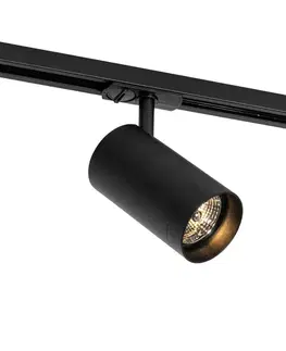 Koľajnicové svetelné systémy Moderné čierne bodové svetlo pre 1-fázový koľajnicový systém 70 mm - Iconic Jeana Luxe