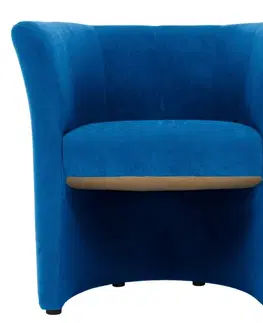 Kreslá KONDELA Cuba konferenčné kreslo modrá