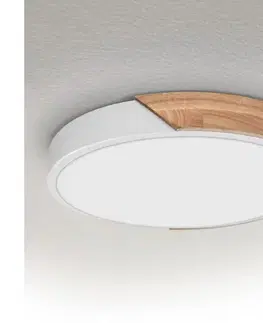 Svietidlá BRILAGI - LED stropné svietidlo PILANA LED/24W/230V dub/biela pr. 30 cm WO800-OEM25-30