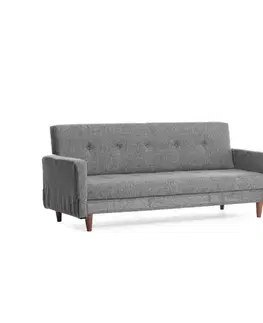 Pohovky a gauče Trojmiestna rozkladacia pohovka Hiko - Light Grey