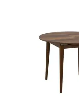 Jedálenské sety Jedálenský set s rozkladacím stolom a stoličkami (5 kusov) Vina 1053 - Anthracite, Walnut