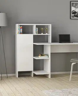 Písacie stoly Písací stôl Bugra - White