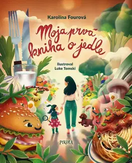 Leporelá, krabičky, puzzle knihy Moja prvá kniha o jedle - Karolína Fourová,Luke Tomski,Petra Pichová