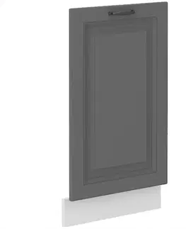 Dvierka a čelá zásuviek pre kuchynske skrinky Dvierka umývačky riadu Stilo dustgrey/biely 713x446