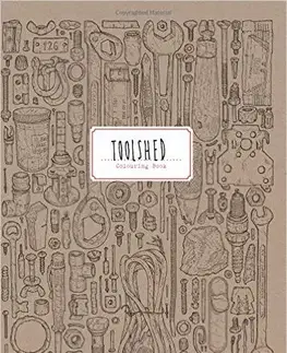 Maľovanky pre dospelých Toolshed Colouring Book - Lee John Phillips