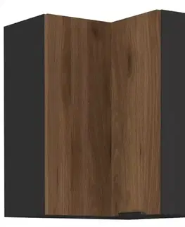 Kuchynské skrinky visiace Kuchynská skrinka Monza orech okapi 60x60 Gn-72 1f (90°)