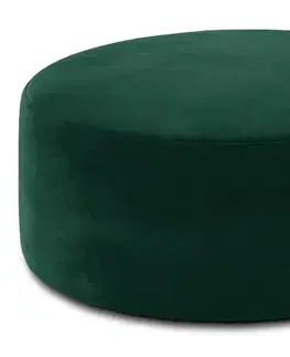 Taburetky NABBI Binero okrúhla taburetka tmavozelená