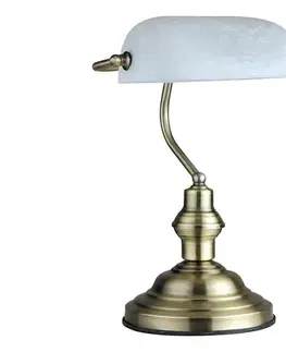 Lampy Globo 2492 - Stolná lampa 1xE27/60W biela