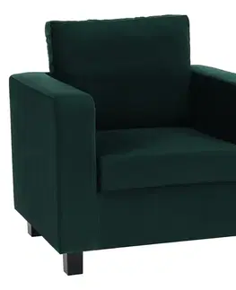 Kreslá KONDELA Luana kreslo smaragdová