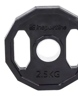 Závažia k činkám Pogumovaný olympijský kotúč inSPORTline Ruberton 2,5 kg 50 mm