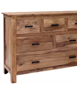 Komody Komoda Rami 120x90x45 indický masív palisander