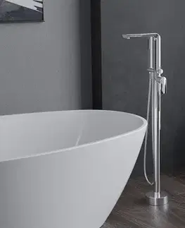 Kúpeľňové batérie MEXEN - Roxy volněstojící vaňová baterie chróm 75533-00