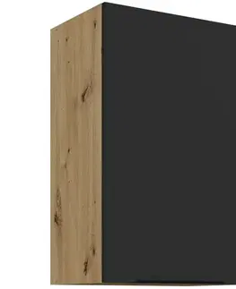 Kuchynské skrinky visiace Kuchynská skrinka Aria-Bl/Ar Anti Fingerprint 45g-72 1f
