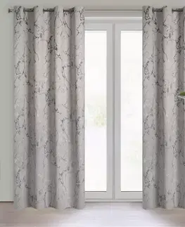 Závesy do spálne Záves WERA 140X250 na priechodkách 391734