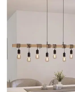 Svietidlá Eglo 49744 - Luster na lanku TOWNSHEND 9xE27/60W/230V 49744