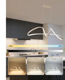 Svietidlá BRILAGI-LED Stmievateľný luster na lanku TWISTER LED/60W/230V 3000-6000K béžová+DO BRI726