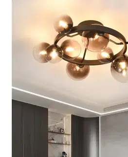 Svietidlá BRILAGI - LED prisadený luster MILLA 10xG9/3W/230V hnedá/dymová hnedá 9010-10CC