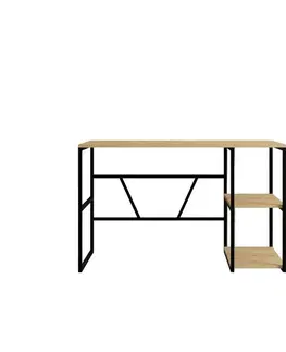 Konferenčné stolíky Pracovný stôl Caste Sapphire Oak