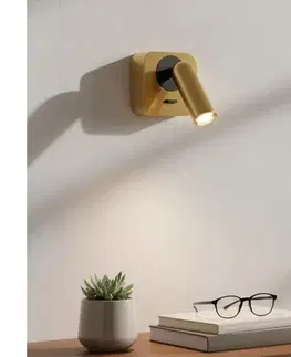 Svietidlá Ideal Lux - LED Nástenné bodové svietidlo BEAN LED/3W/230V CRI 90 zlatá 260662