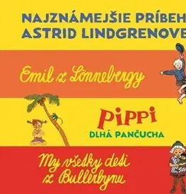 Dobrodružstvo, napätie, western Slovart Set Najznámejšie príbehy Astrid Lindgrenovej (9 CD) - audioknihy