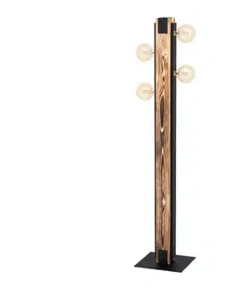 Lampy Eglo 43471 - Stojacia lampa LAYHAM 4xE27/60W/230V 43471