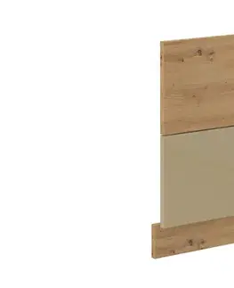 Kuchynské skrinky AXEL dvierka na umývačku 570x446, capucino/dub artisan