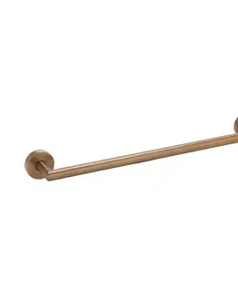Držadlá k vani SAPHO - X-ROUND COPPER držiak uterákov 450, meď mat XR402PG