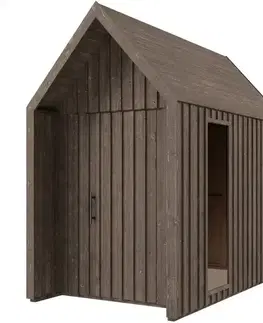 Drevené domčeky na záhradu Záhradný domček Swedish Barn 1629 hnedá V2