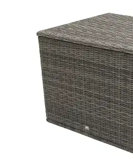 Príslušenstvo DEOKORK Box na podušky 90 x 90 cm BORNEO LUXURY (sivá)