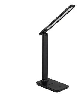 Lampy Globo 58439SA - LED, dotykovo stmievateľná dobíjateľná stolná lampa BRIGHTON LED/4W/5V 1800 mAh čierna 58439SA
