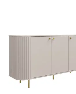 Komody ArtLemp Komoda VAOLIA 3F | pieskovo béžová