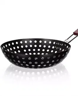 Príslušenstvo ku grilom Grilovacia panvica WOK BBQ 28x6,5 cm