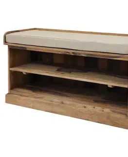 Botníky Botník 105x60x40 Rami indický masív palisander