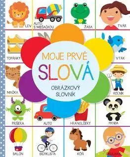 Leporelá, krabičky, puzzle knihy Moje prvé slová. Obrázkový slovník. - Kolektív autorov