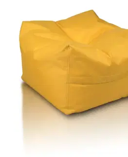 Sedacie vaky a kocky Sedací vak Taburetka Cubo TiaHome - Žltá