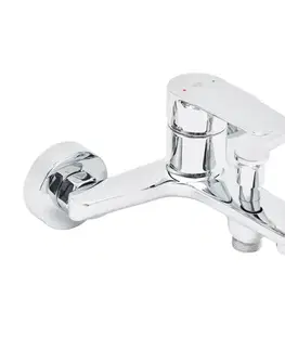 Kúpeľňové batérie Vaňová batéria SAT Mood bez sprchového setu 150 mm chróm SATBSMOOD222 SATBSMOOD222