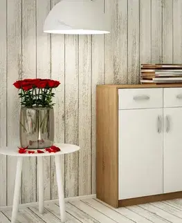 Komody a skrinky ANES komoda 3D3S, dub sonoma/biela