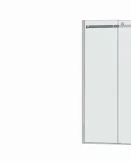 Sprchovacie kúty HOPA - Sprchové dvere BELVER CHROM NEW - Farba rámu - Chróm / Leštený hliník (ALU), Rozmer A - 140, Smer zatvárania - Univerzálne Ľavé / Pravé, Výplň - Číre bezpečnostné sklo - 8 mm BCBELV14CCN