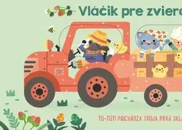 Leporelá, krabičky, puzzle knihy Vláčik pre zvieratká z farmy