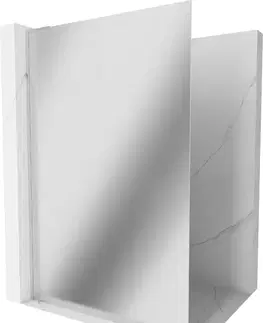 Sprchové dvere MEXEN/S - Kioto L Sprchová zástena WALK-IN 100 x 200, zrkadlové, chróm 800-100-103-01-50